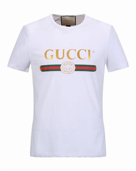 camiseta gucci hombre blanca|camisas gucci.